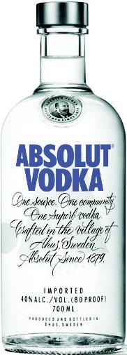  ABSOLUT Vodka  7312040017683