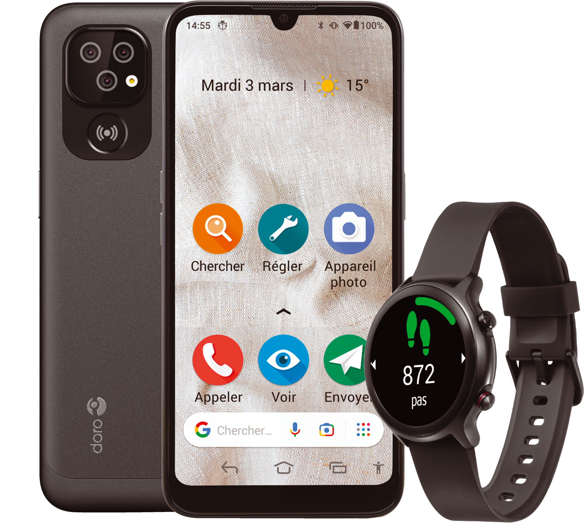 Pack Smartphone 8100 + Montre connectée