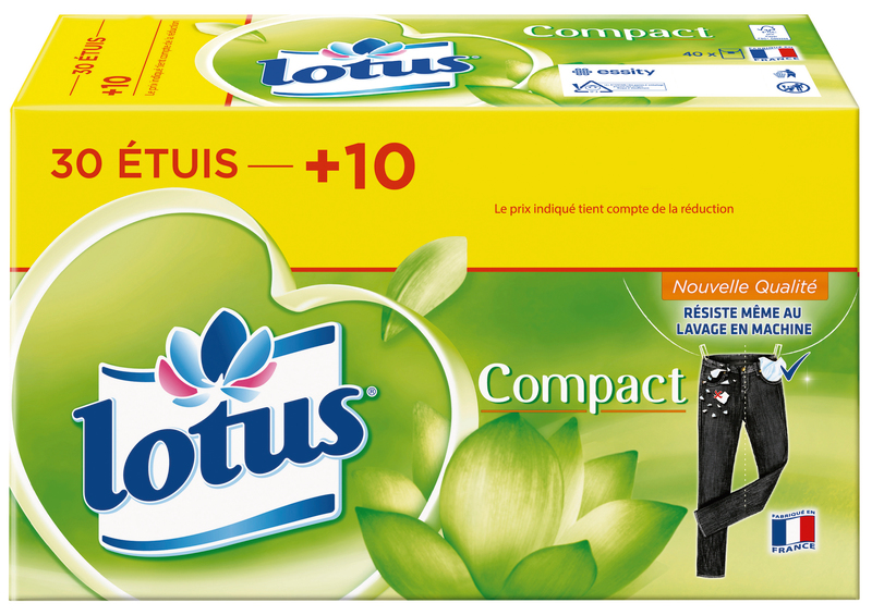 MOUCHOIRS ÉTUIS COMPACT Lotus 7322540743746 Lotus