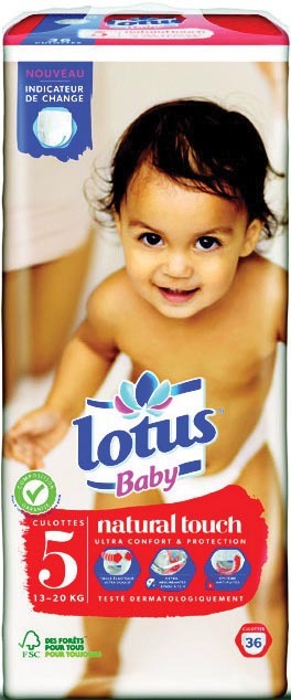 CULOTTES BÉBÉ “LOTUS BABY NATURAL TOUCH”