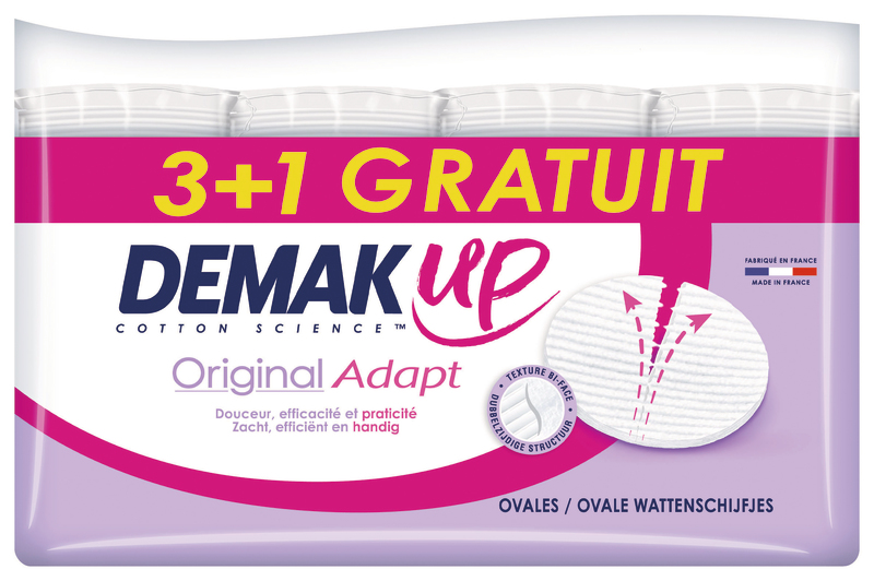 DISQUES DÉMAQUILLANTS OVALES ORIGINAL ADAPT DEM...