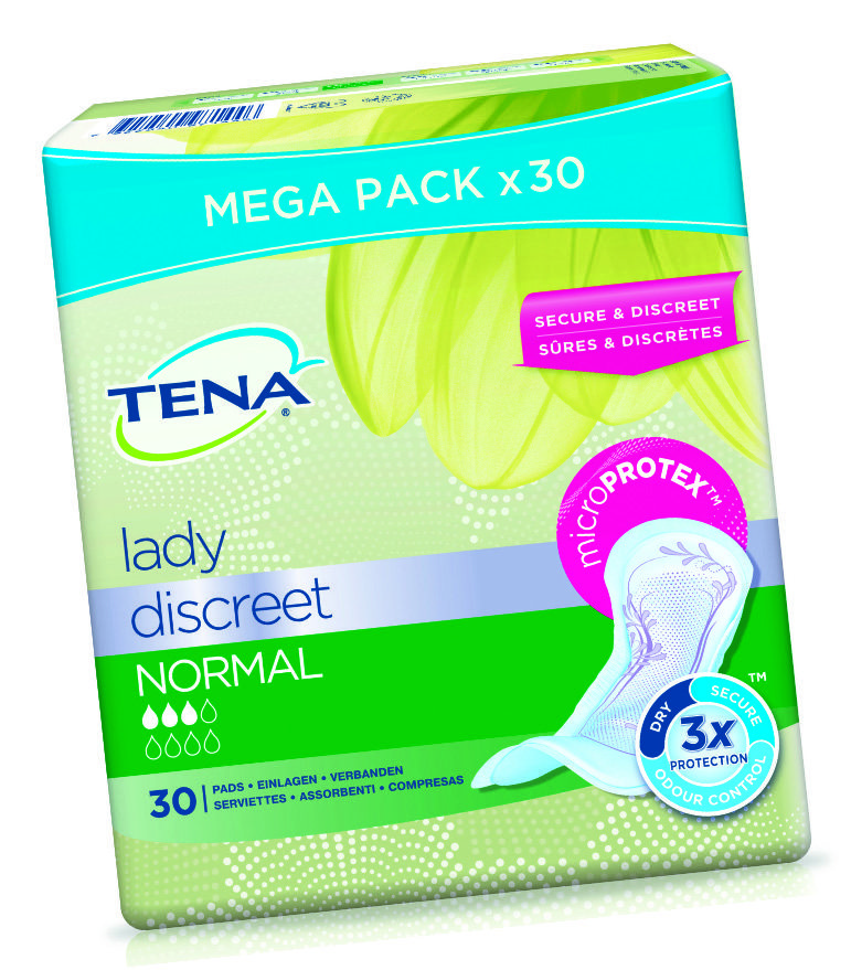  SERVIETTES INCONTINENCE “TENA LADY DISCREET”(1) code EAN 7322540971446 