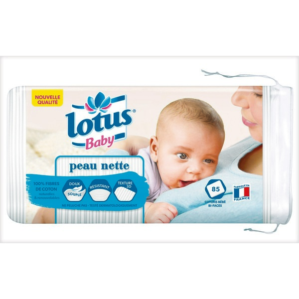 COTON PEAU NETTE LOTUS BABY