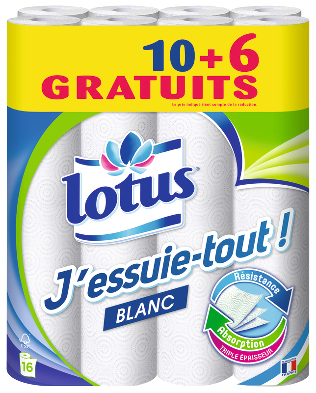 ESSUIE-TOUT BLANC 10+6 LOTUS