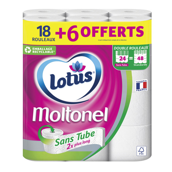 LOTUS Papier toilette Moltonel code EAN 7322541084480 