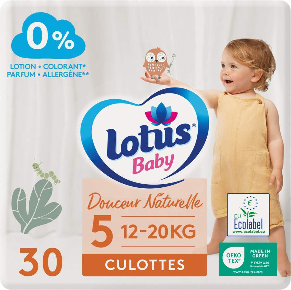  CULOTTES NATURELLES LOTUS BABY code EAN 7322541333823 