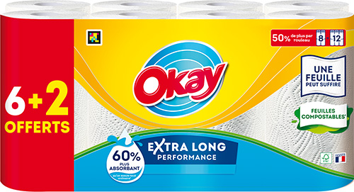 Essuie-tout Extra Long blanc