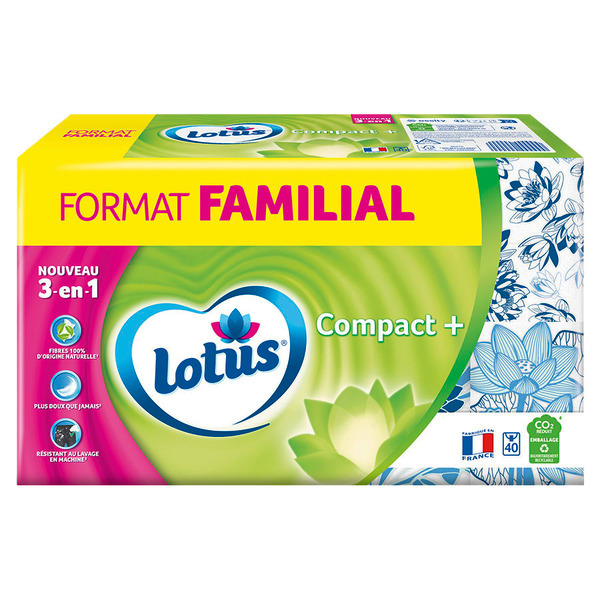 LOTUS Mouchoirs "Format familial" code EAN 7322542006184 
