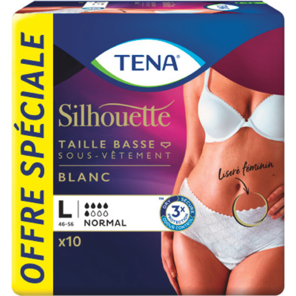 SOUS VÊTEMENT SILHOUETTE TAILLE BASSE BLANC LX10
