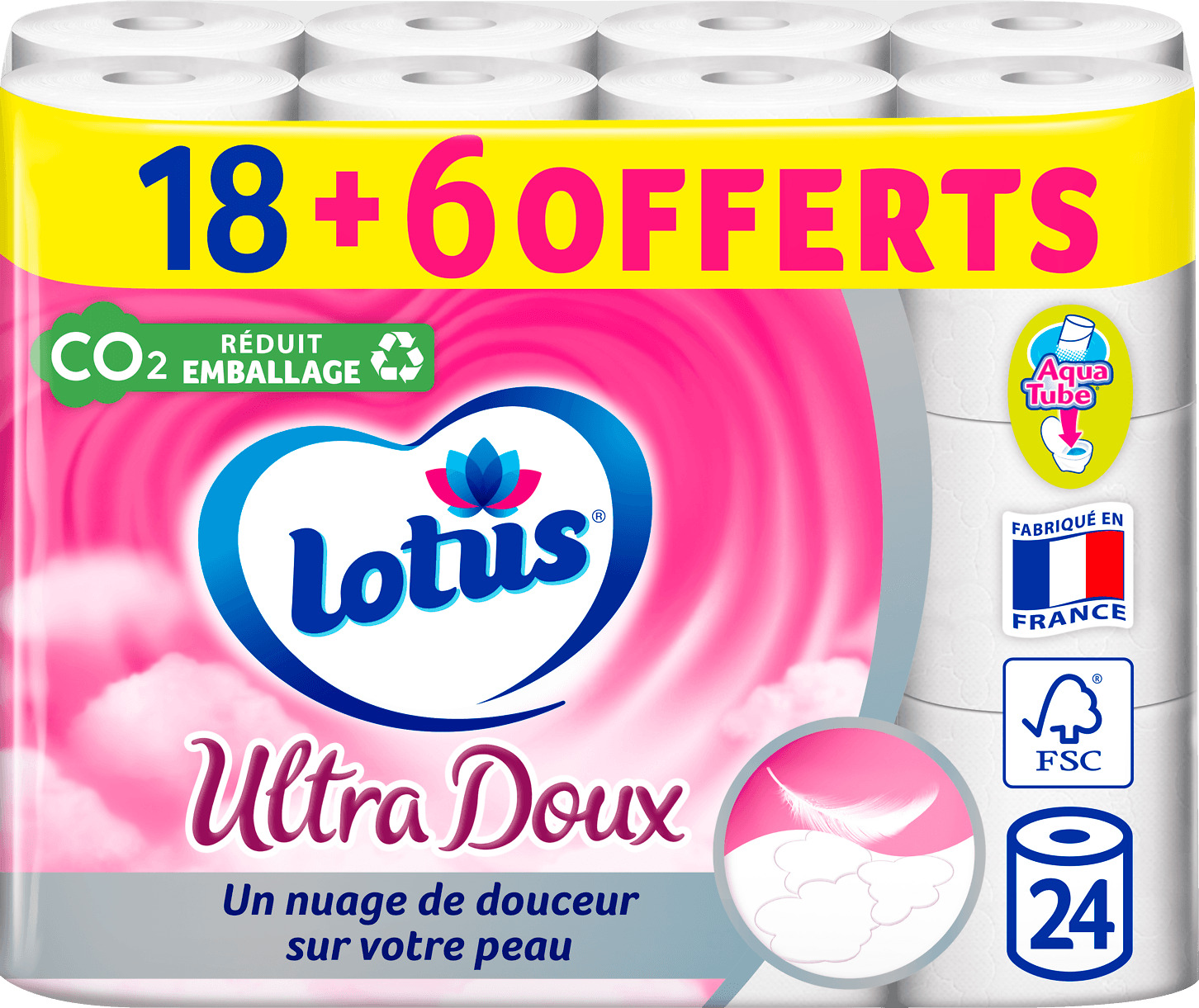  PAPIER TOILETTE LOTUS code EAN 7322542277645 