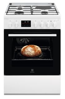 ELECTROLUX ELECTROLUX Cuisinière mixte EKM648999W 4 foyers code EAN 7332543846481 