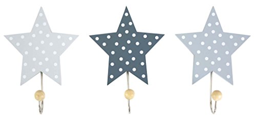 Jabadabado Porte-manteau pour enfants 3 crochet...