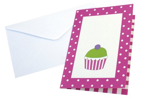 Invitation cartes d'invitation anniversaire motif cupcake rose lot de 8 7332599170196 JaBaDaBaDo Invitation cartes d'invitation anniversaire motif cupcake rose lot de 8 7332599170196 JaBaDaBaDo