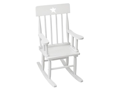 Chaise 'Rocking' Etoile - blanc