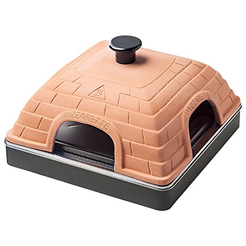 Po-109258 pizzarette four à pizza noir/terracota