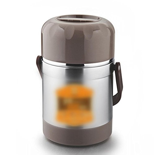 GOUGOU 304 en acier inoxydable Thermos joint à vide Faitout grande capacité triple isolation mention des boîtes de déversement à l'épreuve , 2.0l code EAN 7354019904273 