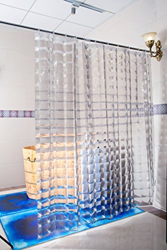 Duschy Rideau de douche 3D Transparent
