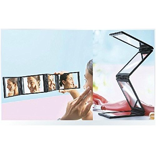 XYXY Maquillage Mirror Pliante portable multifo...