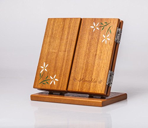 XYXY HYT La main en bois miroir rétro de Tri-Fo...