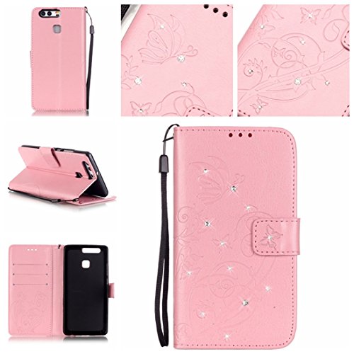 Nancen Huawei P9( 5,2 pouces) coque , PU cuir f...