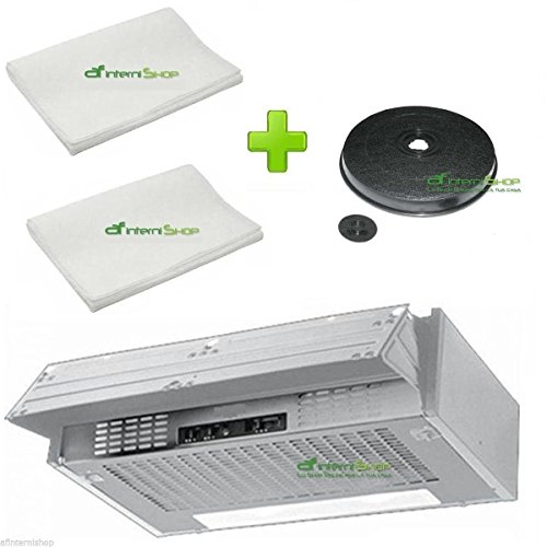 Hotte de cuisine encastrable 60 cm + filtres et...