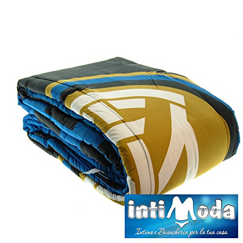 Inter Official Product Couette hiver duvet piazzata F.C. inter officielle 170 x 260 cm 320 gr/MQ1 7426763829864 (7426763829864)