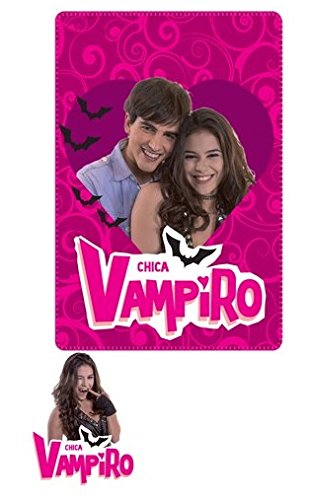 Couverture Plaid Chica Vampiro 150x100xm rose