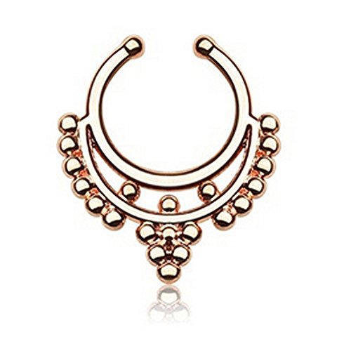 Lot de 1 bague pour femme Septum Clicker Kultpi...
