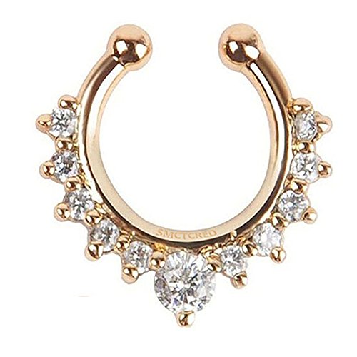 Lot de 1 bague pour femme Septum Clicker Kultpi...