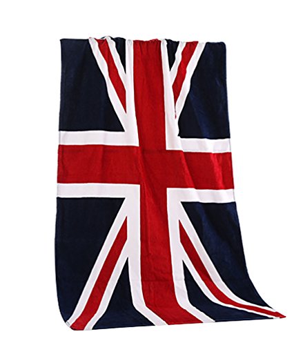 Serviette de plage grande taille coton drap de bain très absorbante doux bain serviette angleterre 140×70cm 7456276392128 LvRao