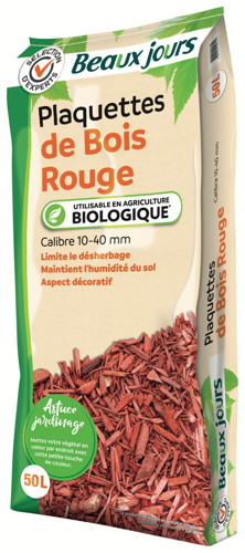 BEAUX JOURS PLAQUETTES DE BOIS ROUGE code EAN 7457211919905 