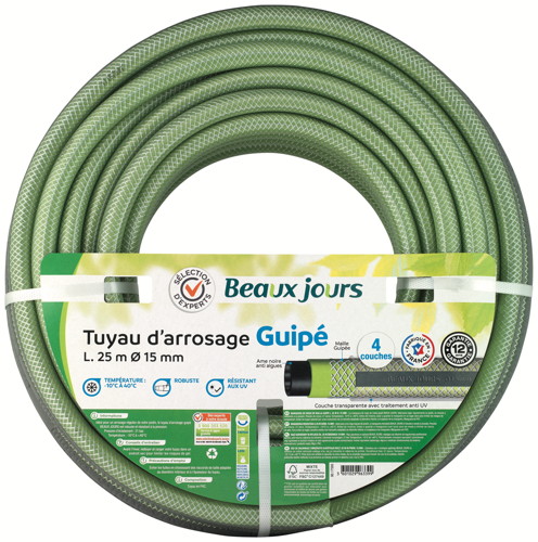 TUYAU ANTI VRILLE DIAM 15 MM 25M 7459811923708 BEAUX JOURS TUYAU ANTI VRILLE DIAM 15 MM 25M 7459811923708 BEAUX JOURS