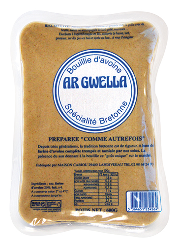 MAISON CARIOU BOUILLIE D’AVOINE “AR GWELLA” code EAN 7462551 