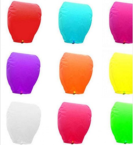 kingstons 10 chinois Sky Fly Fire lanternes pou...