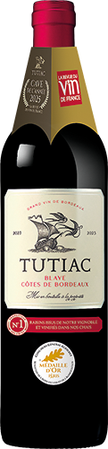  AOP BLAYE CÔTES DE BORDEAUX “TUTIAC” ROUGE 2023 code EAN 7487514 