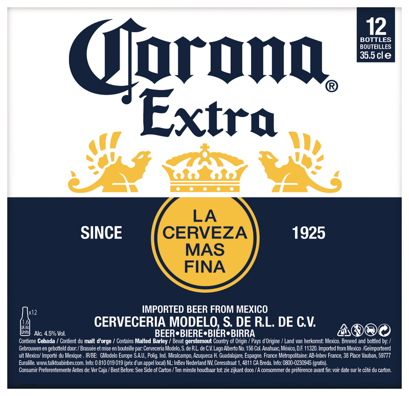 BIÈRE BLONDE MEXICAINE 