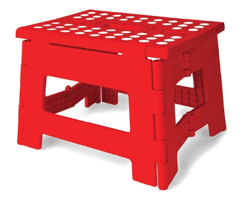 Marche pied pliable rouge Rhino