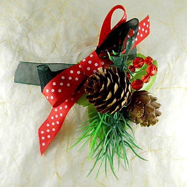 zy/Noël Fruit Rond de Serviette Set de 12, acry...