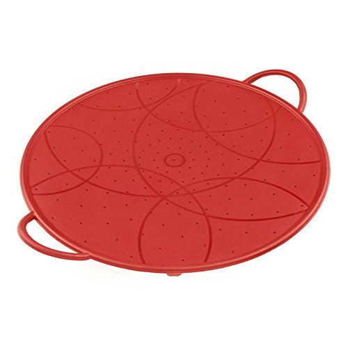 23634 couvercles anti-projection silicone rouge...