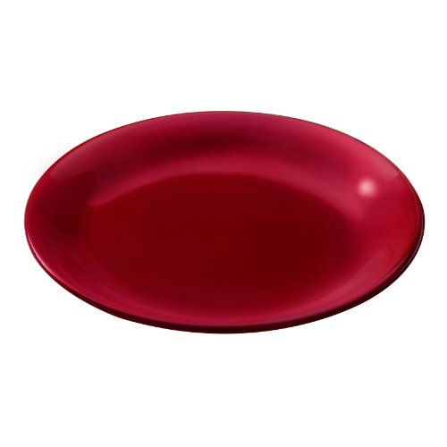 32091 classic assiette céramique rouge 19 cm