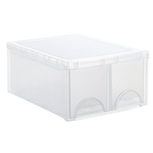 Rotho 44,5 x 34,5 x 20 cm Boîte 2 tiroirs Front...