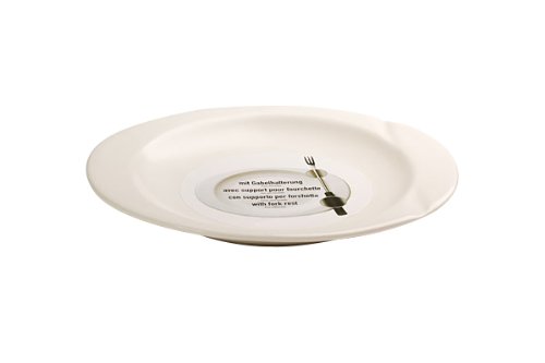 Housebrand Assiette à fondue avec gabelhalter-blanc 7611172379851 (7611172379851)