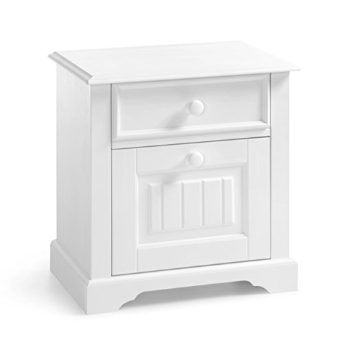 FirstLoft Firstloft 109-2500 nuit «pièces haute 57 x 60 x 40 cm-pin partiellement massif blanc 7612886427326 (7612886427326)