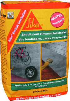 ENDUIT DE FONDATION(1)(4)