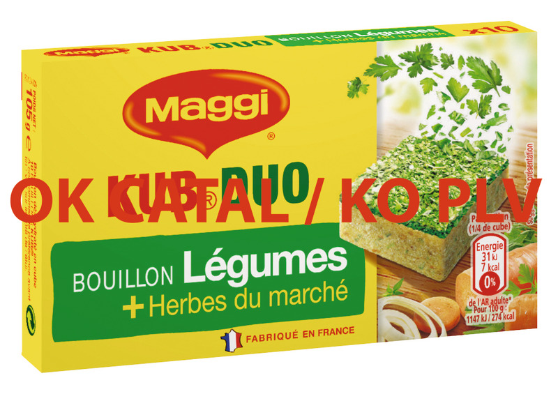 BOUILLON KUB DUO   LÉGUMES ET HERBES DU MARCHÉ ...