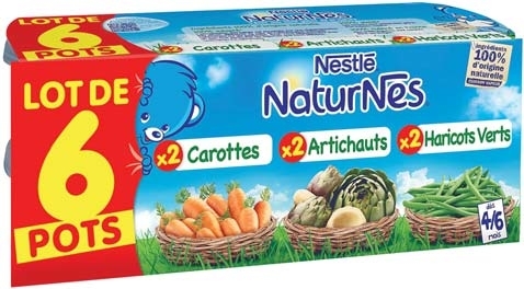 ASSORTIMENT DE POTS DE LÉGUMES POUR ENFANTS “NA...