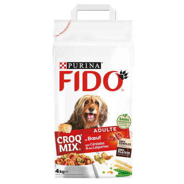 fido CROQ MIX BŒUF ADULTE FIDO PURINA code EAN 7613034506726 