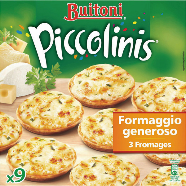 Piccolinis surgelés