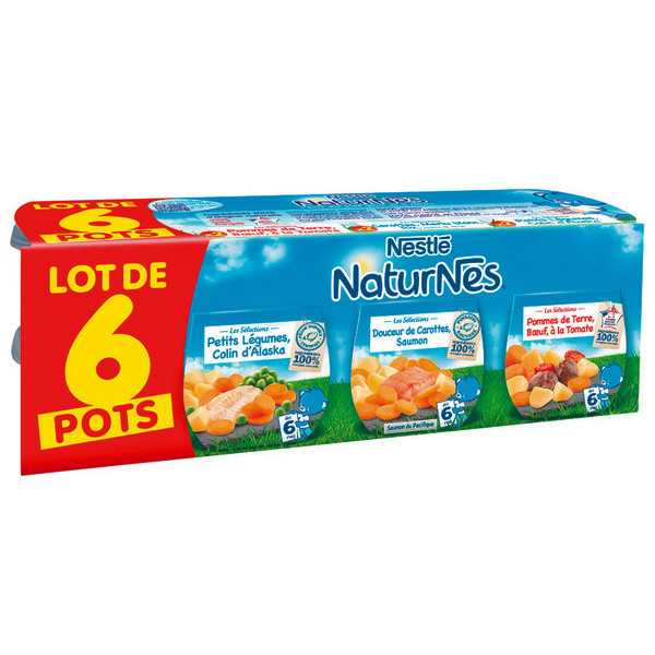 Petits pots repas Naturnes