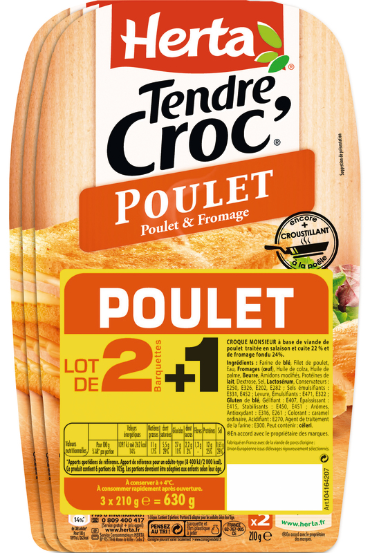 TENDRE CROC' POULET herta